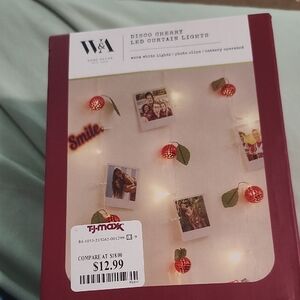 Disco Cherry LED Curtain Lights - White